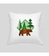 Brown bear cushion